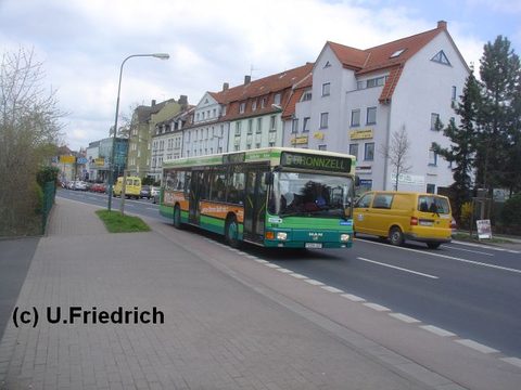 Nochmals auf dem Weg nach Bronnzell, nun jedoch in der Frankfurter Straße