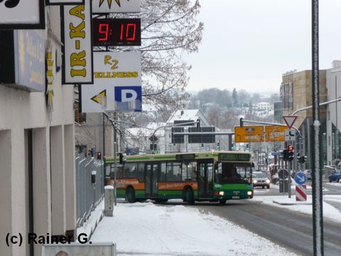 Im Februar traf Rainer auf den Bus in der von-Schildeckstraße