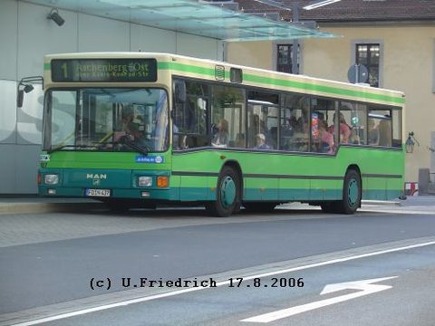 Wieder auf der 1, am Stadtschloß