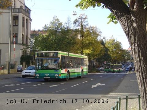 Oktober 2006: in der Lindenstraße (links) und von hinten in der Rangstraße (rechts)