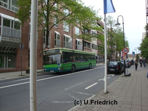 Mai in der Rabanusstraße, wieder auf Linie 3 nach Istergiesel