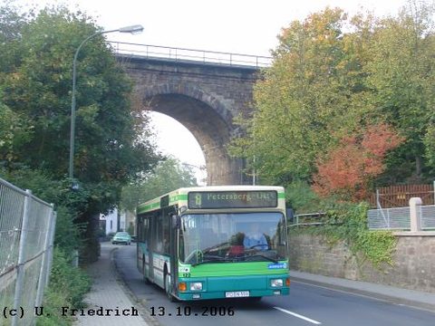 Im Oktober geht´s unter der Horaser Brücke hindurch