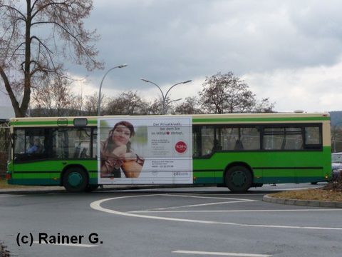 Auch eine Aufnahme von Rainer: Im Februar in der Flemmingstraße, nun mit TrafficBoard für die Citibank