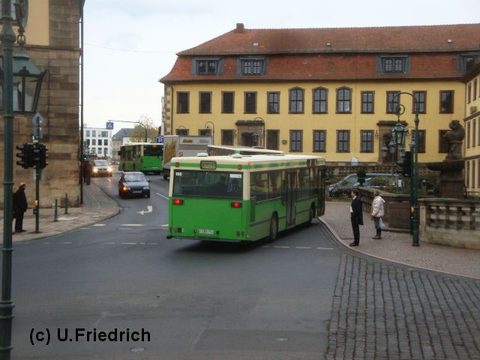 Beim Abbiegen in die Schloßstraße