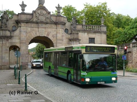 Bei der Durchfahrt durchs Paulustor im August von Rainer dann ohne Werbung erwischt