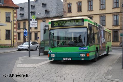 Am 2. Mai auf Linie 9A nach Petersberg Nord - jetzt mit TrafficBoard für Licher X² Energy Drink