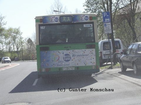 Günter Monschau erwischte ihn aus dem Auto heraus, als dieser im Schülerverkehr in der Magdeburger Straße im Einsatz war