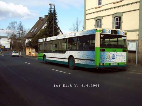 Ebenfalls ein Photo von Dirk, ebenfalls wieder auf Linie 6 erwischt, die die bei weitem längste Strecke sein dürfte