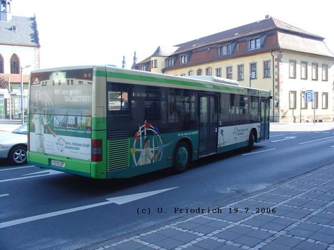 Hier auch einmal eine Heckaufnahme: FD-N 187 / Funknummer 159 trägt Werbung für die Firma Hermann Hohmann,