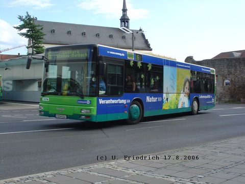 FD-N 514 / Funknummer 160: Eine weitere Variante der Üwag-Werbung, diesmal mit Blättchen auf den Scheiben