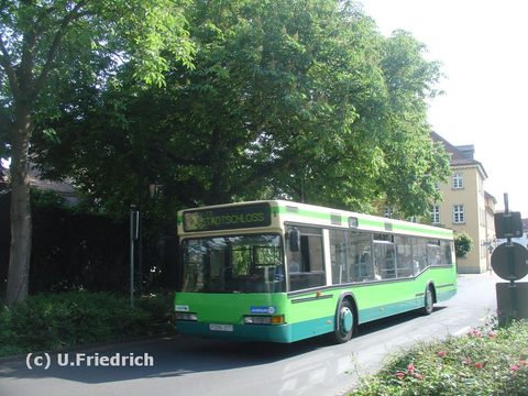 Auch mal auf der 2 unterwegs, hier in der Nähe des Doms Richtung Stadtschloß