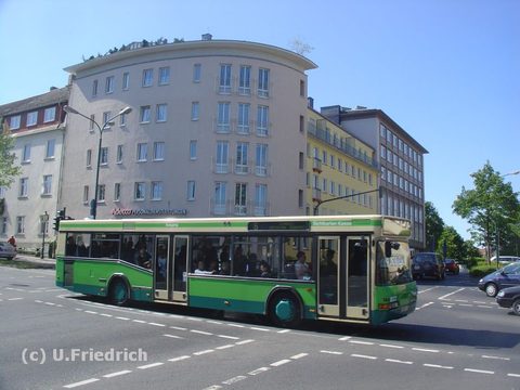 Zwei Tage später am Heinrich von Bibra Platz erneut auf Linie 6
