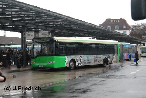 Am 23. Februar, wiederum auf Linie 1