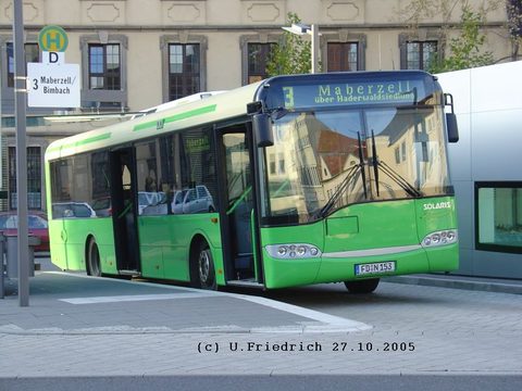 FD-N 153 / Funknummer 186 im Oktober 2005 am Stadtschloß