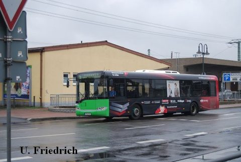 *neu Unter grauem Himmel, auf Linie 6 nach Marbach