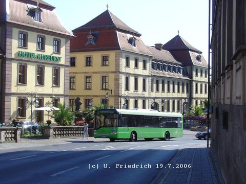 Beim Einbiegen in die Schloßstraße