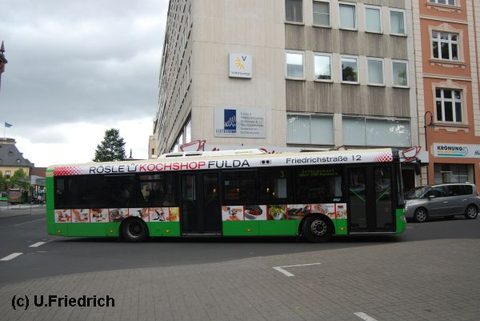 Beim Abbiegen in die Sturmiusstraße - auf Linie 3 Richtung Istergiesel