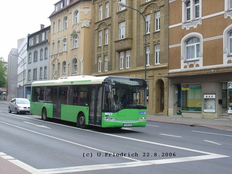 Zwei Photos, unterwegs auf Linie 1 nach Künzell ...