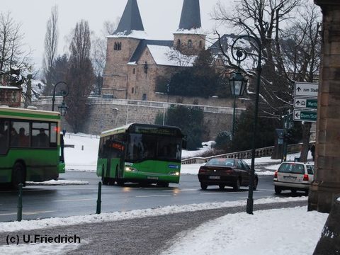 Im Januar 2010 kommt er werbefrei um die Ecke gefahren ...