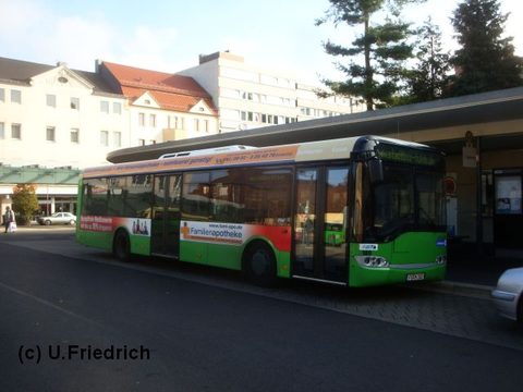 Im Oktober 2009 am Stadtschloß, noch mit Werbung, und mit einer netten Anzeige :-)