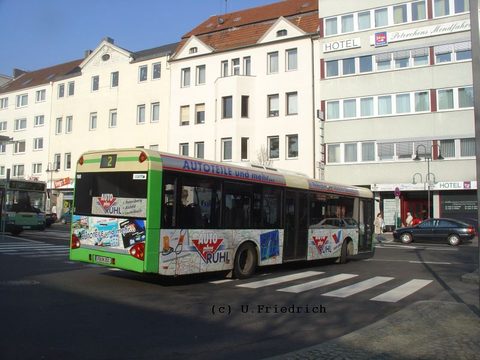 Vom gleichen Tag stammt die Heckansicht, ebenfalls am Stadtschloß, nun jedoch auf Linie 2 eingesetzt