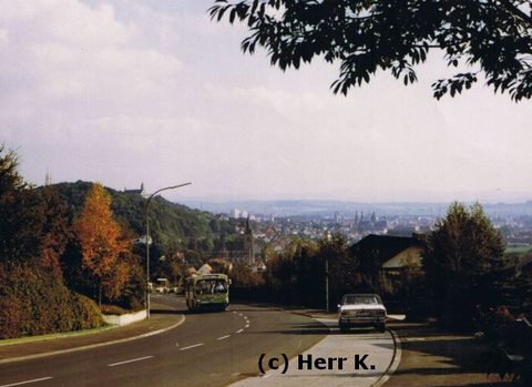 Ob sie in den Siebzigern oder in den Achtzigern entstand - diese wunderbare Aufnahme, die ich Herrn K. aus Fulda zu verdanken habe, zeigt jedenfalls e
