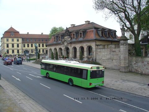 ... um dann an der Hauptwache vorbei Richtung Stadtschloß zu fahren