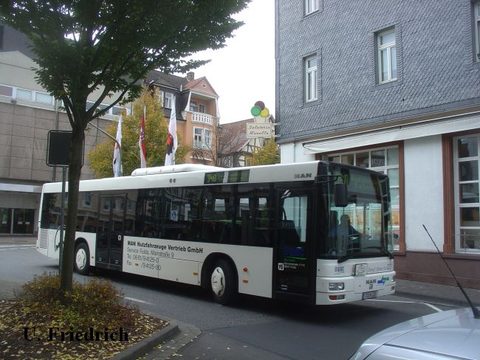 Ebenfalls März 2008: Auf dem Weg zum Bad Hersfelder Bahnhof biegen wir von der Breiten- in die Dudenstraße
