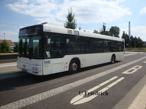 Im Spätsommer des Jahres 2009 in der Nähe des Bad Hersfelder Bahnhofes