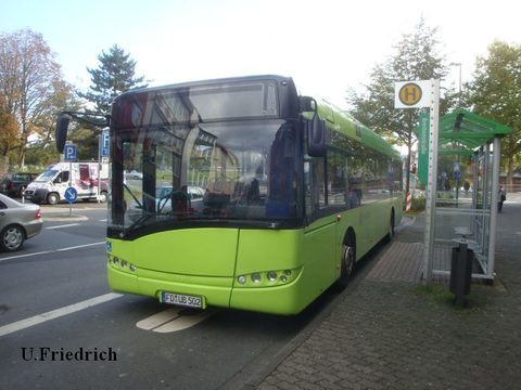 Der Bus im Oktober 2009 in der Breitenstraße ...