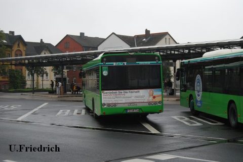 Unter einem dunklen Himmel: Mit Heckwerbung für "Esthétique" im Oktober 2012