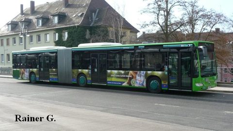 Regenwetter im Februar 2012: Mit Werbung für Förstina Sprudel