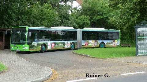 Im Juli 2012 mit Werbung für Rhön Sprudel - in der Rhön