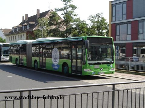 Im Sommer 2012 während einer Pause am Fuldaer ZOB