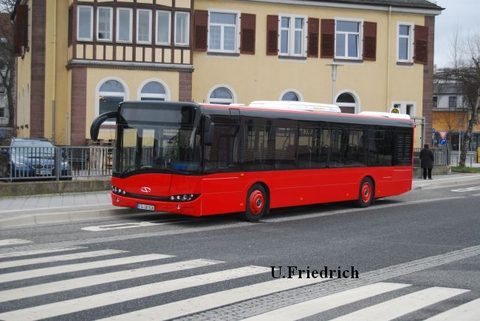 Im Januar 2013 gegenüber des Bad Hersfelder Bahnhofs