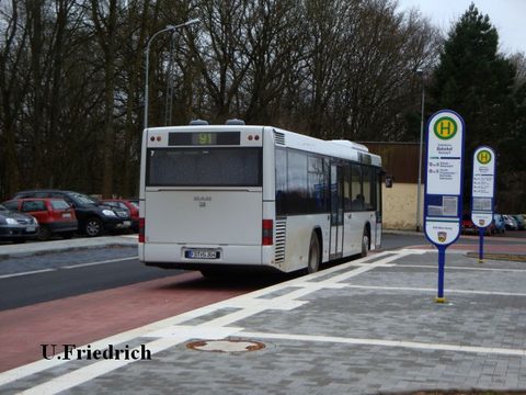 Vor dem Bahnhof in Schlüchtern im Jahre 2009