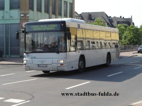Am Fuldaer ZOB im Sommer 2012