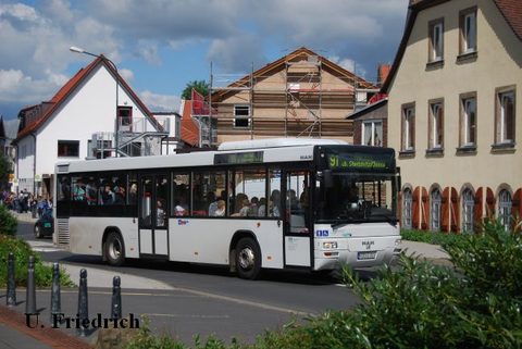 August 2010, ebenfalls in Schlüchtern, auf Linie 91 nach Marjoss